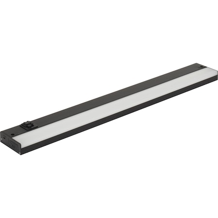 Task Lighting 23-15/16In. 120-Volt Bar Light, Dimmable And 3-Color Selectable, Black L-BL24-BK-TW